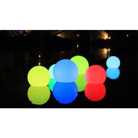 Úszó design LED lámpa, távirányítóval, gömb alakú