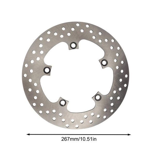 Első féktárcsa yamaha golfkocsihoz, 26,7 cm, szürke, acél, első tengelyre