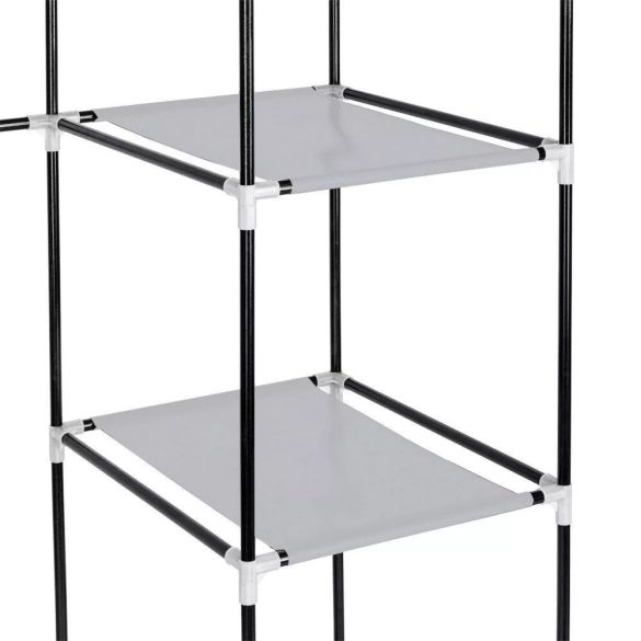 Mobil ruhásszekrény 130x45x170 cm-es méretben-kék