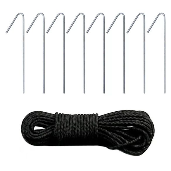 Összecsukható kerti pavilon, 2,9 × 4,25 m, fehér színben, fém vázzal, PVC és oxford anyagból, 3 m teljes magassággal, stabil és könnyen felállítható szerkezettel, kültéri használatra