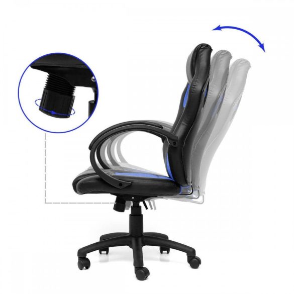 Gamer szék szürke - BASIC