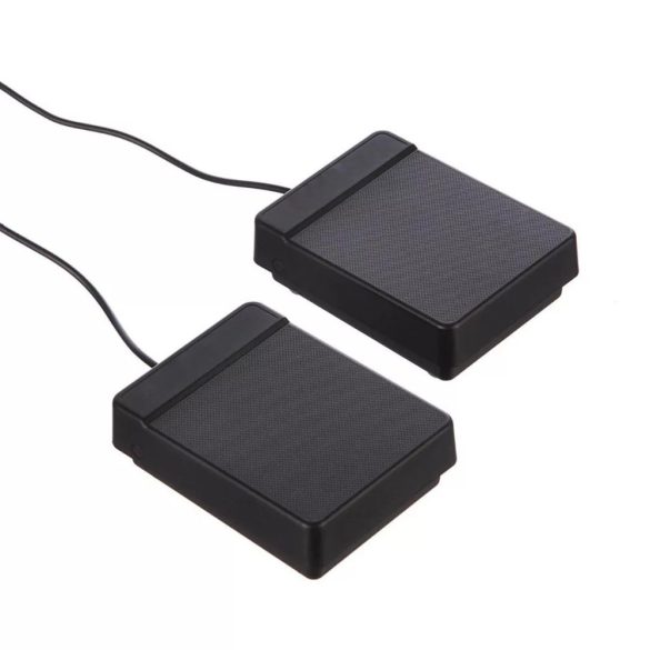 Elektromos dobfelszerelés, 29 × 47 cm, fa dobverőkkel és pedálokkal, állítható hangerővel és tempóval, fülhallgató-csatlakozóval