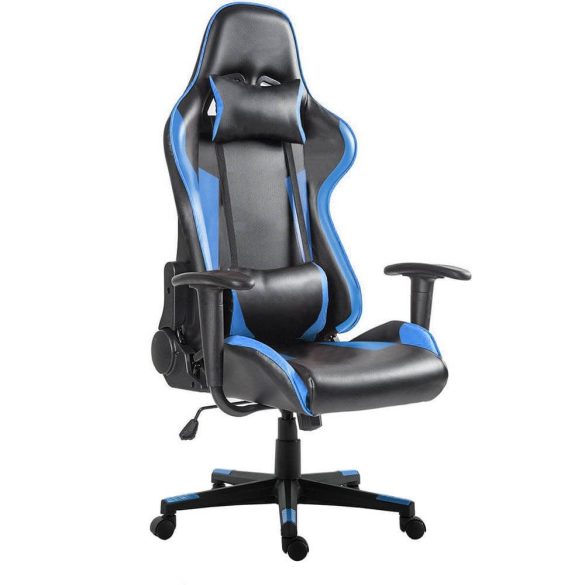 Gamer szék kék - PRO