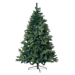 Nordmann King 3D-s műfenyő, 120 cm, zöld, 2D és 3D tűlevelekkel, 260 ág, fém talppal, dús kivitel