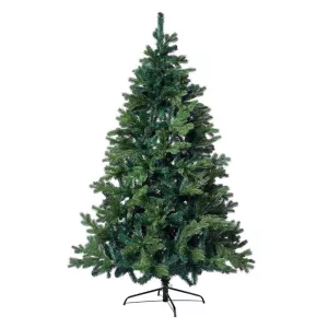 Nordmann King 3D-s műfenyő, 210 cm, zöld, 2D és 3D tűlevelekkel, 1000 ág, fém talppal, dús kivitel