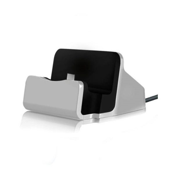 USB Type-C-is asztali töltő, ezüst