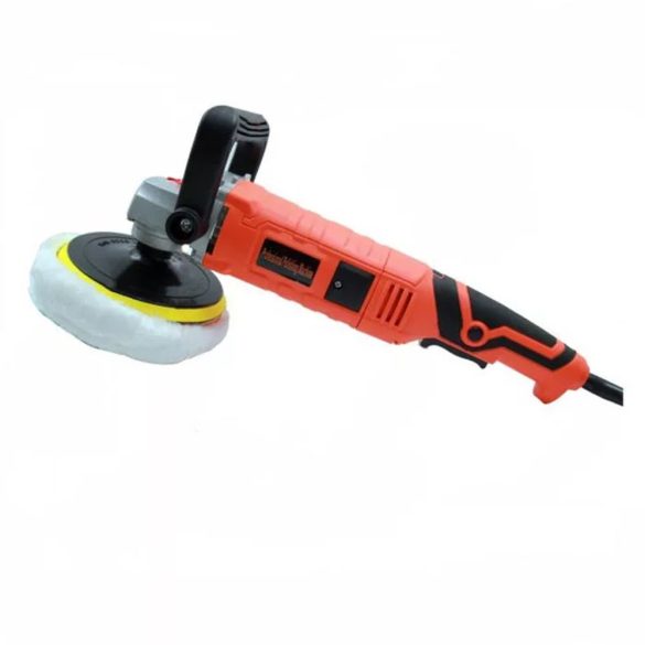 Polírozó készlet, 1580 W, 15 cm tárcsa, 500–3000 ford/perc, állítható fordulatszám, autó- és bútorfelületekhez