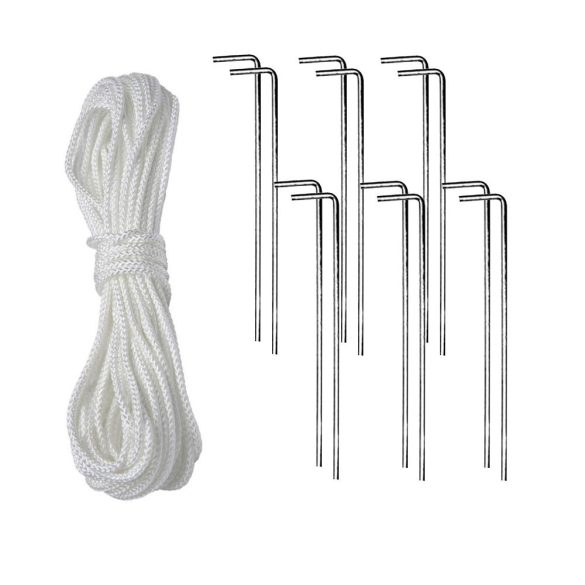 Party sátor, 3 × 6 m, fehér, oldalfalas, ablakos, cipzáras ajtóval