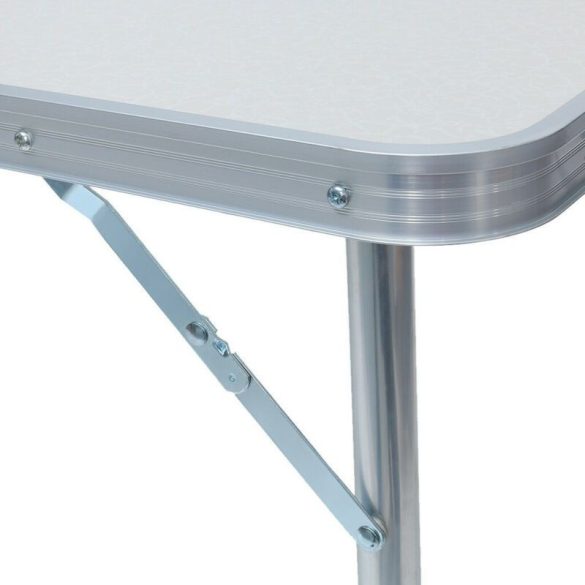 Kemping asztal 4 székkel, 120 x 60 cm, összecsukható