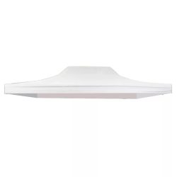   Pavilon tetőponyva, 2,9 × 4,25 m, fehér színben, időjárásálló anyagból, könnyen cserélhető kivitel, meglévő kerti pavilonhoz, kültéri használatra