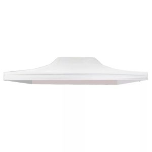 Pavilon tetőponyva, 2,9 × 4,25 m, fehér színben, időjárásálló anyagból, könnyen cserélhető kivitel, meglévő kerti pavilonhoz, kültéri használatra