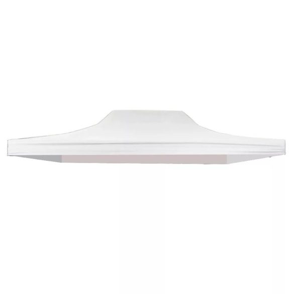 Pavilon tetőponyva, 2,9 × 4,25 m, fehér színben, időjárásálló anyagból, könnyen cserélhető kivitel, meglévő kerti pavilonhoz, kültéri használatra