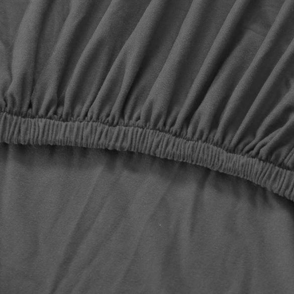 Kanapévédő huzat, 3 személyes, 185–205 cm, szürke, rugalmas spandex anyagból, merevítő szivacsokkal