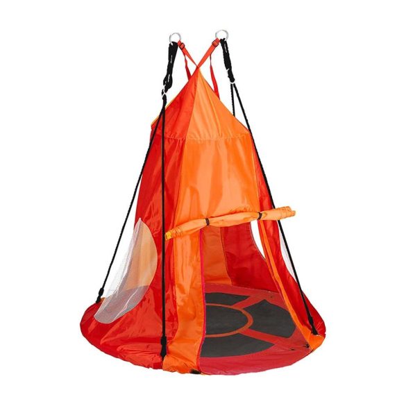 Fészekhinta, sátorral, 90 cm, piros