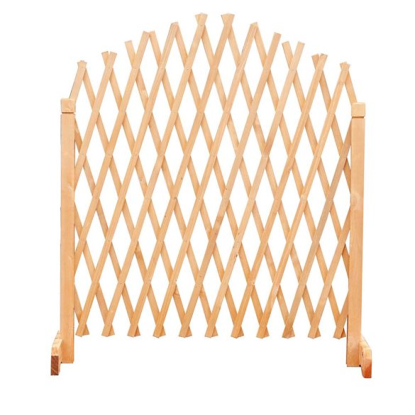 Állítható fa futtatórács szett, 2 db, 150 × 86 × 30 cm, kezelt fenyő, összecsukható kivitel