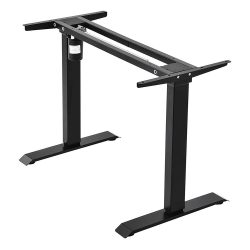   Elektronikusan állítható íróasztal láb, fém, 69–115 cm magasság, 80 kg teherbírás, vezérlőegységgel és memóriával