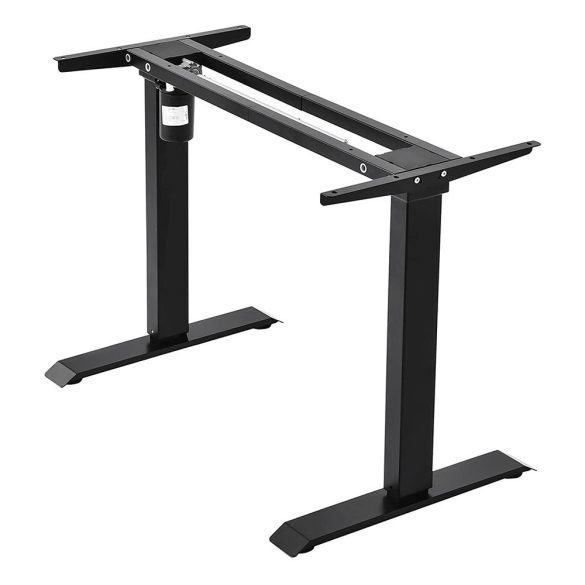 Elektronikusan állítható íróasztal láb, fém, 69–115 cm magasság, 80 kg teherbírás, vezérlőegységgel és memóriával