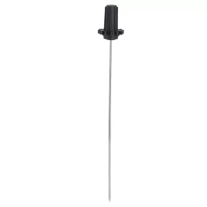 Függőleges grill, 24 × 37 × 24 cm, elektromos, 1200 W, 12 db rozsdamentes acél nyárs, 360°-ban forgó, zsiradékgyűjtős, könnyen tisztítható