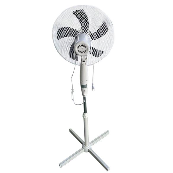 Álló ventilátor, FS-40-A70R, 110–130 cm, 45 cm fejátmérő, távirányítóval, 3 üzemmód, időzítő, állítható magasság, 45 W, fém és műanyag