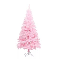   Nordmann King 2D-s műfenyő, 120 cm, rózsaszín, 230 ág, stabil talppal, 75 cm alsó átmérő, kihajtható ágakkal, dús kivitel