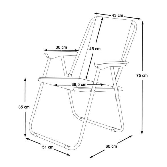 Horgászszék, 2 darab, zöld színű, karfás, összecsukható kivitelű, fémvázas, textil ülőfelülettel, 80 kg teherbírású