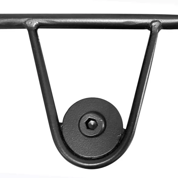 Törölközőtartó ajtóra, 61 x 61 x 15 cm, ezüst, fém, háromszintes, állítható szélességű