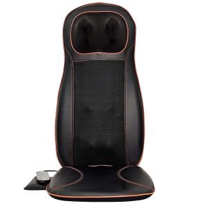 Masszázs ülésbetét, shiatsu, gyúró, vibráció, melegítéssel, autós és hálózati adapter, automatikus kikapcsolás