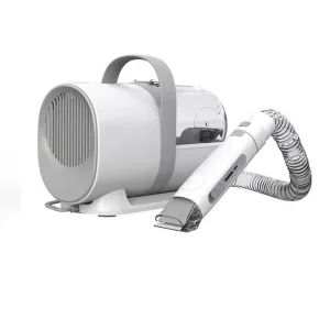Kisállat ápolókészlet, vákuumos szívótartállyal, 300 W, 1,4 l kapacitás, 6 cserélhető fejjel, 3 órás üzemidővel, 75 dB zajszinttel