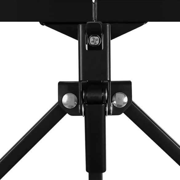 Összecsukható gurulós tárolóállvány, 158,5×71,5×33,5 cm, 5 polcos, 100 kg teherbírás, fixálható kerekek, konyhai, alumínium és vas