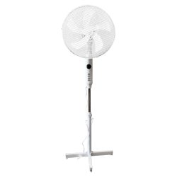   Álló ventilátor, 110–132 cm, távirányítós, 8 fokozat, időzítő 10 perc–9 óra, állítható magasság, 45 W, 220 V