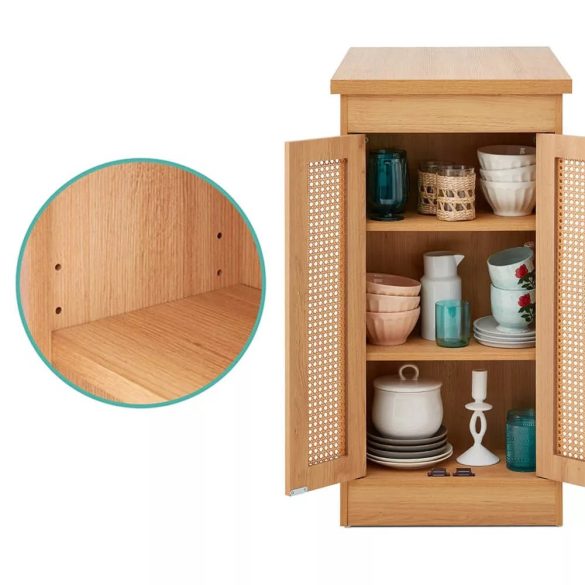 Étkezőgarnitúra, 3 részes, magasított, beépített tárolóval, asztal: 92×91,5×50 cm, natúr fa, fekete fém, asztal teherbírása 100 kg