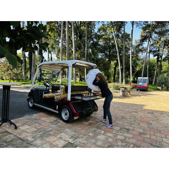 YAMAHA G31E, 5 személyes kis platós (100x60cm) golfkocsi