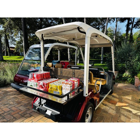 YAMAHA G31E, 5 személyes kis platós (100x60cm) golfkocsi