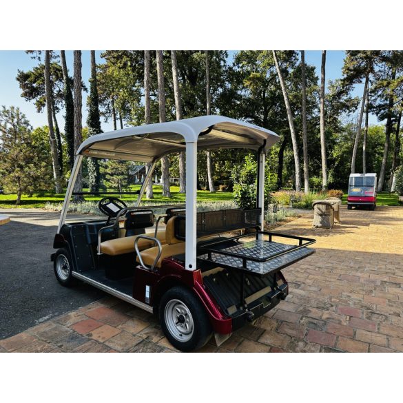 YAMAHA G31E, 5 személyes kis platós (100x60cm) golfkocsi
