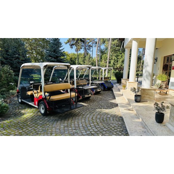 YAMAHA G31E, 5 személyes kis platós (100x60cm) golfkocsi