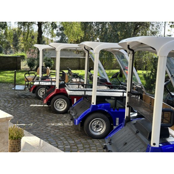 YAMAHA G31E, 2 személyes nagy acél platós (100x140cm) golfkocsi