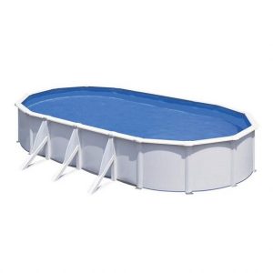 Gre fehér ovális fémpalástos medence 730 x 375 x 132 cm Gre fehér ovális fémpalástos medence 730 x 375 x 132 cm