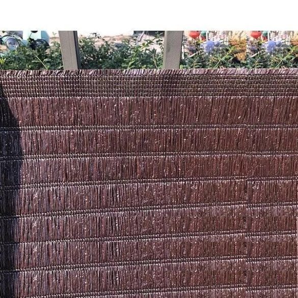 Árnyékoló háló medence fölé, kerítésre, BarnaDecor W101, 1x10m, 95%-os takarás, barna