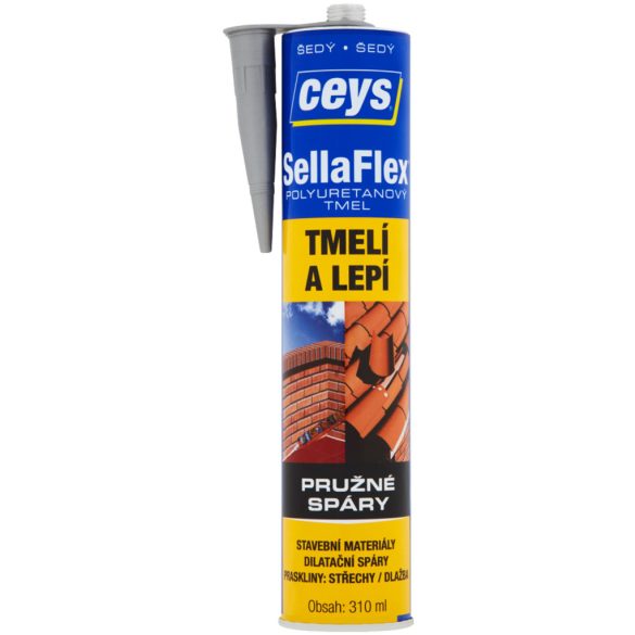Tömítőanyag Ceys SellaFlex, poliuretán, szürke, 310 ml