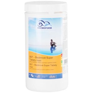 Tabletta Chemoform 7601, 200 g, multifunkciós, lassan oldódó, csomag 1 kg