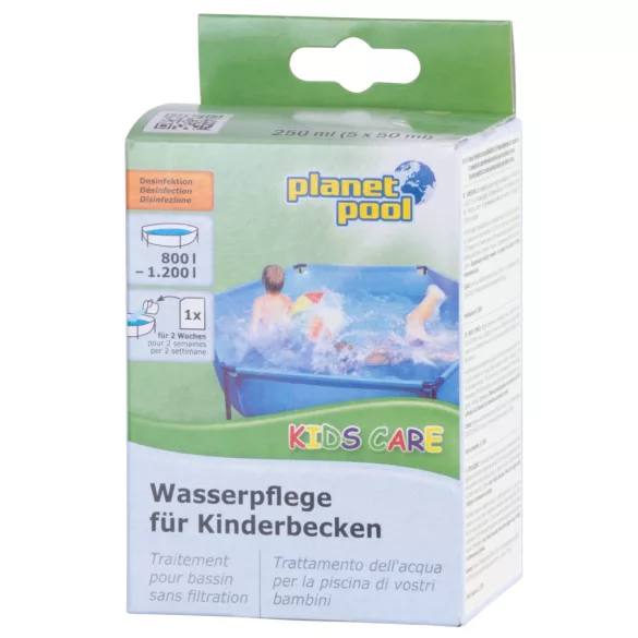 Medence algaölő szer, Chemoform Kids Care 0602 (50 ml), 250 ml, klórmentes, szűrés nélküli gyermekmedencékhez