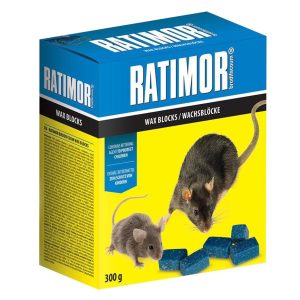 RATIMOR® Brodifacoum granulátum - 300g, egerek és patkányok ellen