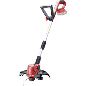 Akkumulátoros fűkasza, Worcraft WPGT202 ShareSYS, piros/fekete, 30 cm, 20 V Li-Ion, 8800 fordulat/perc, teleszkópos nyél, akkumulátor és töltő nélkül