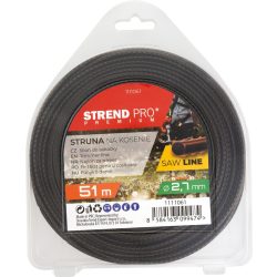   Fűkasza damil, Strend Pro Garden Premium SawLine, 2,7 mm, 51 m, sötétbarna, fogazott, nagy szilárdságú, kopásálló, bliszteres