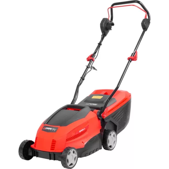 Elektromos fűnyíró, Strend Pro Garden TBE1332, piros/fekete, vágásszélesség: 32 cm, 1300 W, 230 V / 50 Hz, 30 l gyűjtőkosár