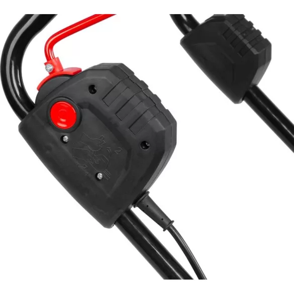 Elektromos fűnyíró, Strend Pro Garden TBE1332, piros/fekete, vágásszélesség: 32 cm, 1300 W, 230 V / 50 Hz, 30 l gyűjtőkosár