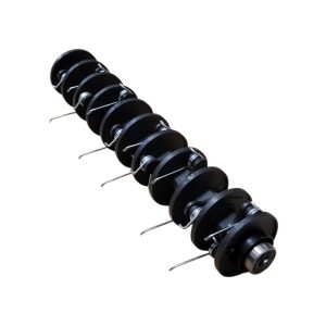 Gyepszellőztető henger, Strend Pro Garden HYA5015 elektromos gyepszellőztetőhöz, fekete, 56. számú pótalkatrész, 22 rugós, csapágyazott tengely, edzett acél rugók