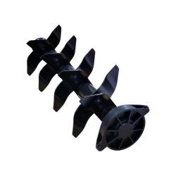   Gyepszellőztető henger, Strend Pro Garden HYA5015 elektromos gyepszellőztetőhöz, fekete, 55. számú pótalkatrész, edzett acél, 9 késes