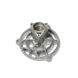   Gyepszellőztető motor karima, Strend Pro Garden HYA5015 elektromos gyepszellőztetőhöz, ezüst, 20. számú pótalkatrész, öntött alumínium, 4 pontos rögzítés