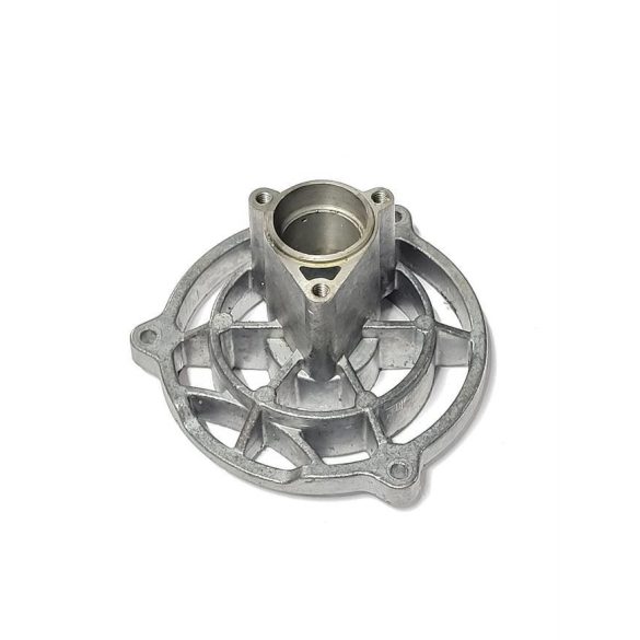 Gyepszellőztető motor karima, Strend Pro Garden HYA5015 elektromos gyepszellőztetőhöz, ezüst, 20. számú pótalkatrész, öntött alumínium, 4 pontos rögzítés